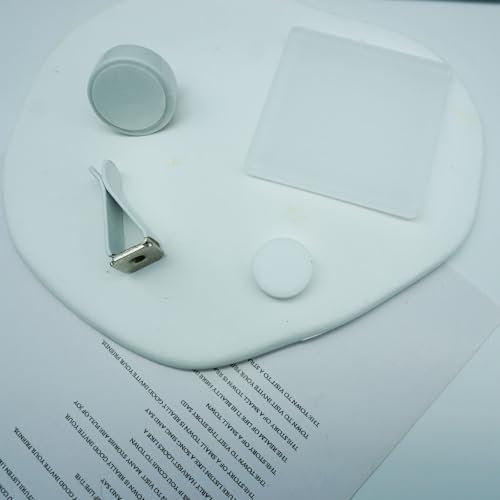 Image of 6 Pack Sublimation Car Air Vent Clips Blanks Acrylic Car Outlet Perfume Auto Vent Scent Diffuser Clip for DIY Photo Crafts Square Shaped