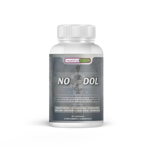 Healthy Fusion Tratamento anti-inflamatório potente | analgésico e regenerador, açafrão, glucosamina, condroitina | Acaba com dores contínuas ou neuropáticas, fórmula eficaz, 90 caps