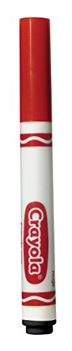 Crayola Broad Line Markers - Red (12ct), Markers for Kids, Bulk School Supplies for Teachers, Nontoxic, Marker Refill with Reusable Box