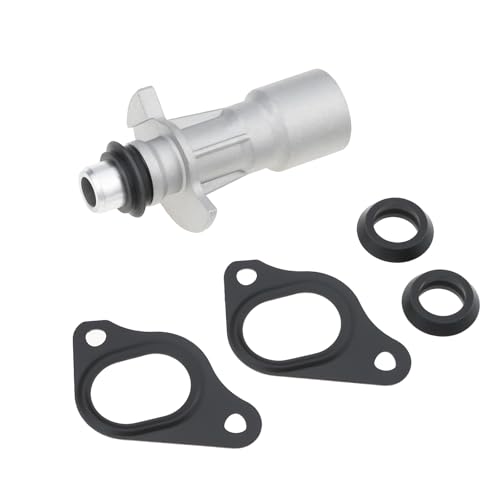 SING F LTD 1 Set Car Water Pump Oil Cooler Pipe Tube Adaptor LR028136 LR028136R Compatible with Land Rover LR4 3.0L/5.0L 2010-2016