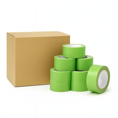 Amazon | 【箱売り】APMジャパン 養生用テープ No.570-GK 50mm×25m 緑