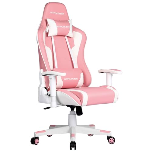 GTPLAYER Chaise Gaming Fauteuil de Bureau Chaise Gamer Music avec Haut-Parleur Bluetooth...