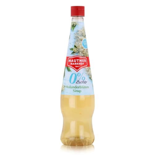 Scopri il piacere allettante senza rimpianti con lo sciroppo di Mautner Sambuco Blossom 0% di zucchero! Rinuncia di calorie extra