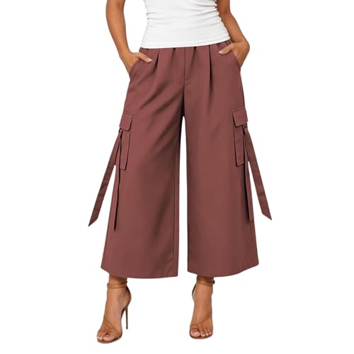 Pantalon capri cargo de travail et de randonnée pour femme cherchant un confort baggy