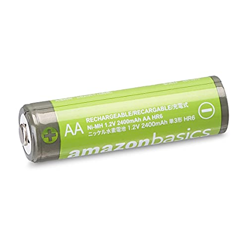 Amazon Basics AA-Batterien mit hoher Kapazität, wiederaufladbar, 2400 mAh, vorgeladen, 12 Stück – Bild 4