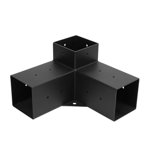 Padiglione Post -Bracket Stall -Polvere in Polvere in con Console Completamente Saldata per Legno Accessori Pergole 3 via