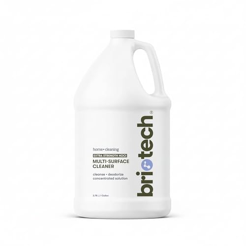 Image of BRIOTECH Extra Strength HOCl Cleaner, 500 PPM Hypochlorous Acid Concentrate, ULV Foggers & Humidifiers, Professional Deodorizer for Dental, Offices, Schools, Homes, Peroxide Free, 1 Gallon