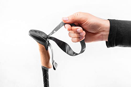 LEKI Black Series FX Carbon Collapsible Lightweight Walking Poles for Trekking & Hiking