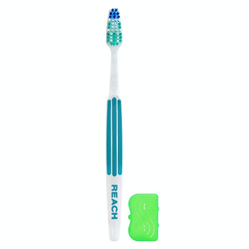 REACH Advanced Design Adult Toothbrush, Medium (Pack of 6)