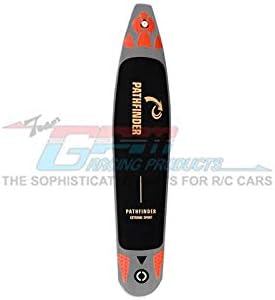 R/C Scale Accessories : 3D Printed Surfboard for 1:10 Crawlers - 1Pc Gray Silver