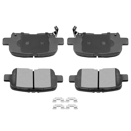 Image of AUTOMUTO Rear Brake Pads, 4PCS Rear Ceramic Brake Pads Set Fit For Acura MDX 2001-2006, For Honda Odyssey 2002-2004, For Honda Pilot 2003-2008