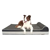 Orthopädisches Hundebett aus Memory-Schaum mit wasserdichtem Innenfutter