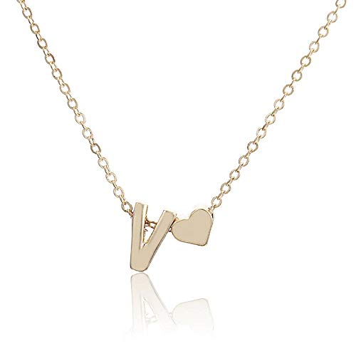 Collar Señoras Cadena De Oro Accesorios De Joyería De Moda Joyería Sin Cuello Gargantilla Chocker Mejores Amigos Carta Corazón Colgante Collar Mujeres S