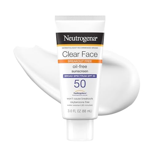 Neutrogena Clear Face Sunscreen Lotion SPF 50, 3 fl. oz