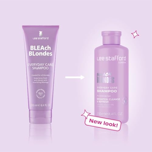 Lee Stafford Shampoo | Shampoos for all Hair Types, Blonde, Hydrating, Anti Frizz, Sensitive Scalp Friendly, Cruelty Free 250ml