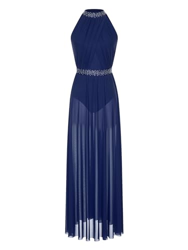 Robe de danse latine fluide avec maintien optimal pour gala