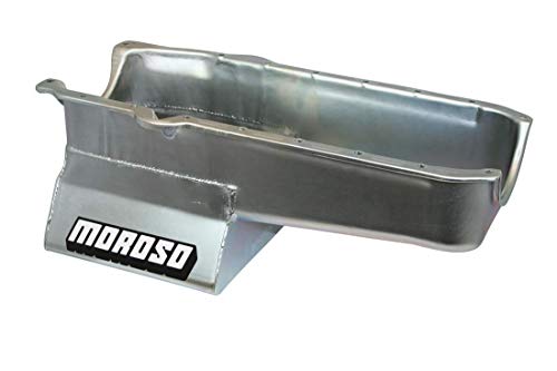 Image of Moroso 20200 8.25 inch Oil Pan for Chevy Small-Block Engines with Passenger-Side Dipstick