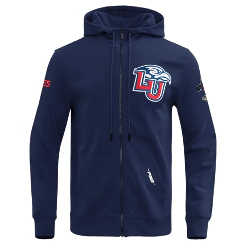 Image of Pro Standard Mens College Classic Chenille Cotton Double Knit Full Zip Hoodie