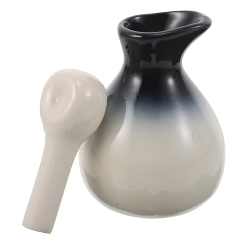 Toyvian Pot Distributeur D’Huiles Essentielles en Céramique Bleu Dégradé Flacon Compte-Gouttes Hermétique 30 Ml Kit 3 Pièces pour Aromathérapie et Parfums Conservation Prolongée