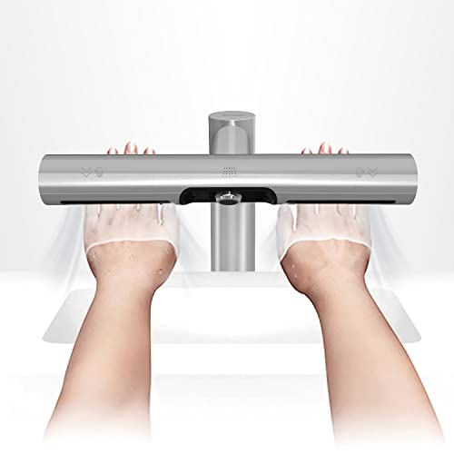 anydry 7120 Grifo Secador de Manos Lavado y Secado Automático en un Solo Grifo Secador de Manos Cepillado