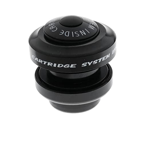 chiwanji Alloy Threadless Headset 1 "/ 1 1/8" Bike Racing Bike 30mm, Black, as described