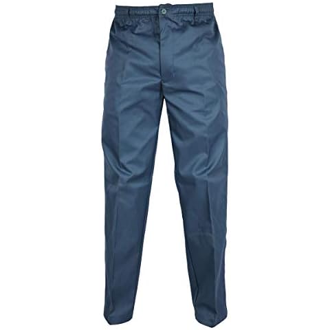 InsightClothing Mens Elastic Waist Rugby Trousers - Airforce - 52W/29L Cover