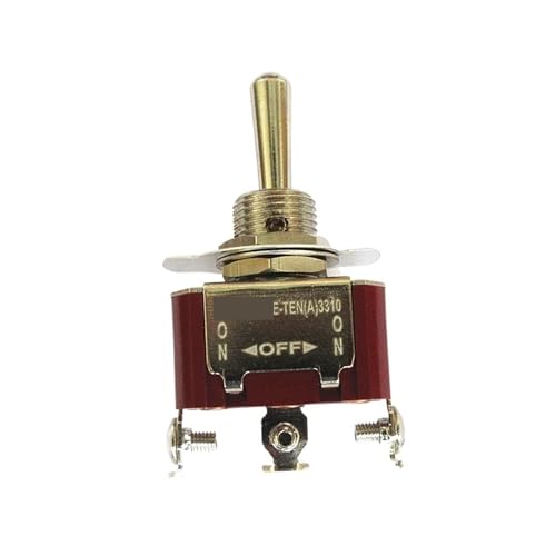 Interrupteur E-TEN 1122 inverseur 3 broches pour montage 12MM