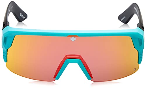 Image of SPY Optic Monolith 5050, Cylindrical Shield Semi-rimless Sunglasses, Color and Contrast Enhancing Lenses