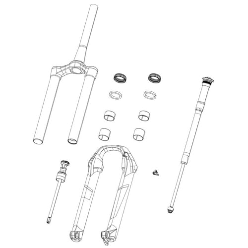 SRAM RockShox Fork Damper Sealhead Assembly - Charger 2.1 - Lyrik RCT3 B1+/Rc C1+, Pike RCT3 B1+/RC2 C1+, Boxxer RC2 C1+,