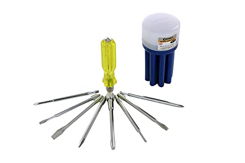 Image of DURELO D-900 Screwdriver Set With Eight Blades and Electrical Tester for Multipurpose Application