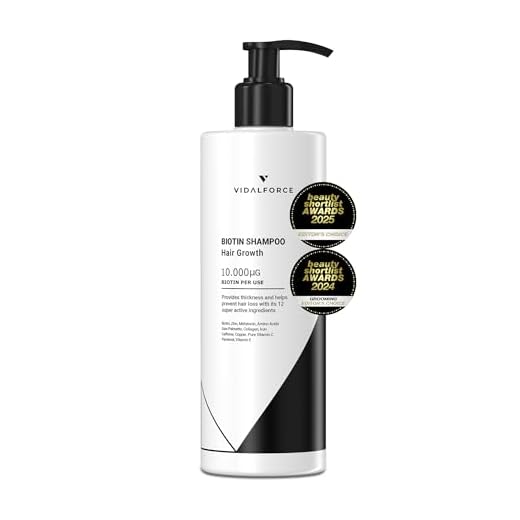 Champu Biotina para el Cabello 10000 mcg I Elegido mejor champu Anticaida 2024 y 2025 I Con Zinc, Saw Palmetto, Hierro, Cobre o Cafeína I Champu Sin Sulfatos Ni Parabenos Ni Siliconas. XXL 400ml