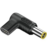 CNCTWO(コネクトツー)100W 高出力 20V 5A PD急速充電変換アダプタノートパソコン タブレット コンパクトデザイン DC(オス) → Type-C(メス) (7.9*5.5)