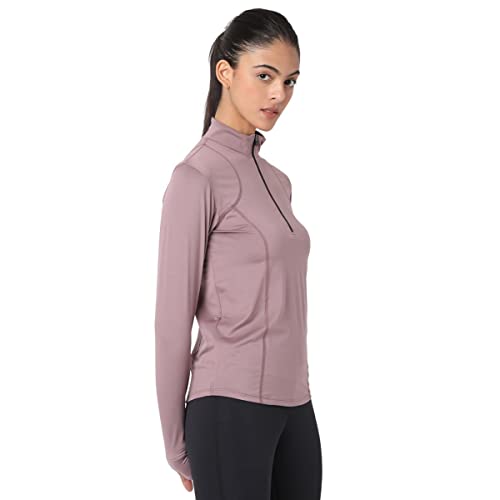 Image of Silvertraq Women's Athleisure Runner Zip Neck T-Shirt