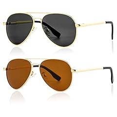 Two Pack (Gold/Grey + Gold/Brown)