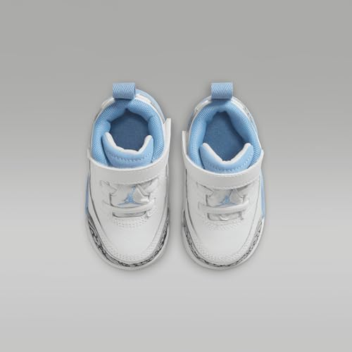 Jordan Spizike Low Baby/Toddler Shoes (FQ3952-141, White/Wolf Grey/Anthracite/University Blue)4