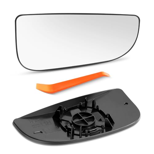 SNEMEEY 68067731AA Right Lower Ram Tow Mirrors Replacement, for 2009-2020 Dodge Ram 1500 2500 3500 4500 5500 Passenger Side Mirror Glass, with Backing Plate