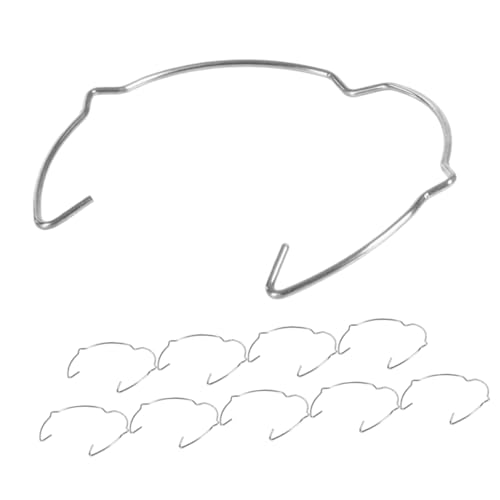 ULDIGI 10pcs Retaining Rings for Downlight Fixtures Durable Spotlight Fixing Clips Easy Installation Light Bulb Accessories Versatile Lamp Retaining Ring for Home Commercial Use