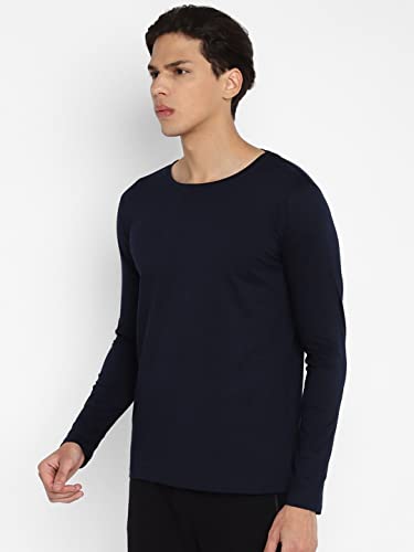 Image of London Crew Round Neck Full Sleeve Regular Fit Casual Cotton Plain Solid Tshirt for Men Full-Solid-23