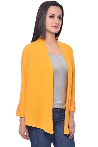 Image of Frenchtrendz Womens's Viscose Crepe Shrug(Size: XS-4XL)