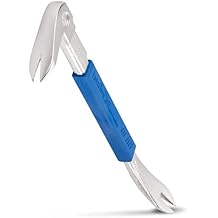 ESTWING Pro Claw Nail Puller - 11" Pry Bar with Forged Steel Construction & No-Slip Cushion Grip - PC280G