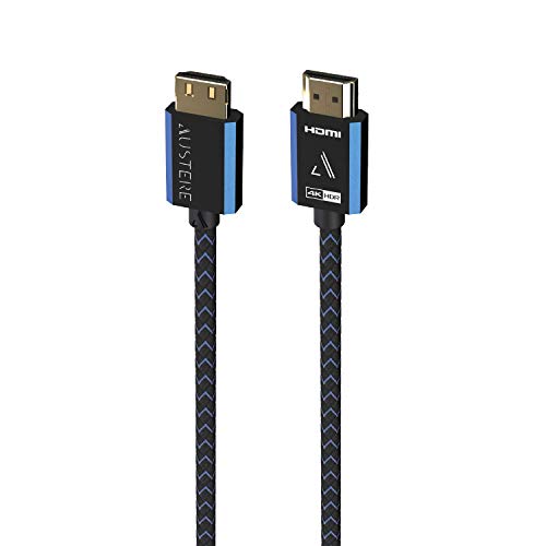 Austere V Series 4K HDMI Cable 1.5m | Premium Certified HDMI, 4K HDR, 18Gbps for 4K60, High Fidelity ARC, Gold Contacts, Silver-Plated Conductors, LinkFit Locking Connectors & High Flex Cable