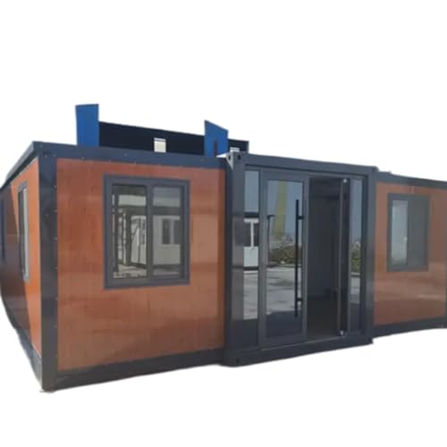 Romoxa Expandable prefabricated Home Mobile, Prefab House for Hotel, Booth, Office, Guard House, Shop, Villa, Warehouse, Workshop - Efficient and Versatile Living Solution (20FT*40FT)