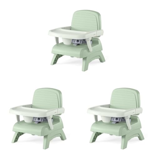 Image of Chicco Bento 3-in-1 Portable Booster Seat for Kitchen Chair, up to 50 lbs (Pack of 3)