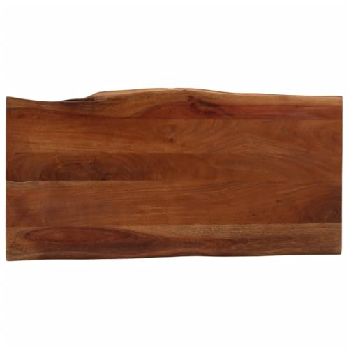 Table basse marron miel solide pour remplacer un meuble fragile de style salon
