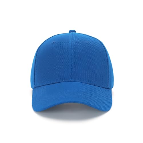 Image of ZH Plain Adjustable Baseball Cap - Lot of 12 Unisex Blank Design Caps