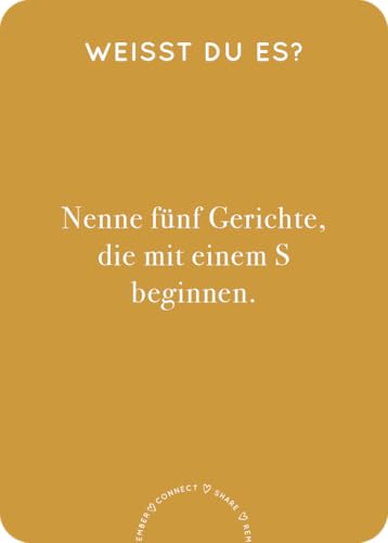 Erzähl mal! Das Dinnerquiz: Das Original. | Das Fragespiel für Freunde und Familie zum Thema Kochen und Essen | Schönes Mitbringsel zur Essenseinladung