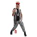 Mens 80s Glam Rock Costume Heavy Metal Rocker Big Hair 1980s Adult Fancy Dress - Large