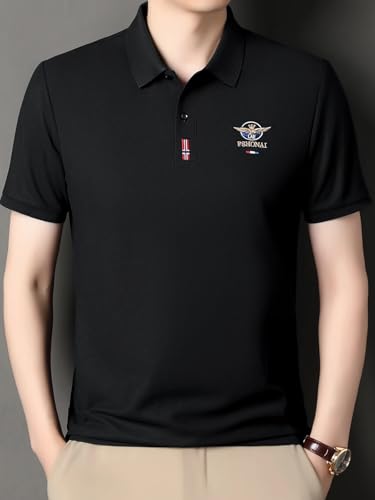 Image of GLASGO Men's Premium T-Shirt | Stylish Polo Tee for Men | Casual & Comfortable Fit 75% Cotton, 25% Blend Regular Fit | Trendy Men's TEE-Shirt | Polo