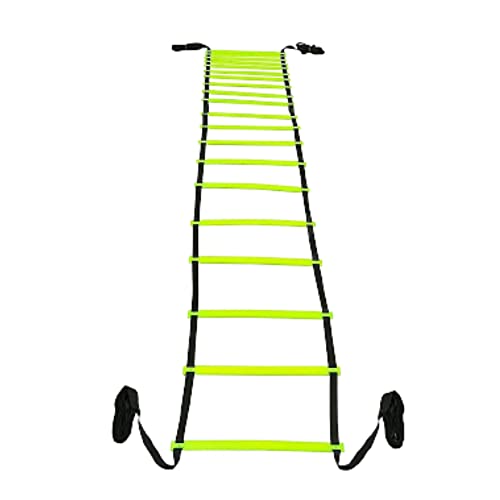 Sports 8 m Speed Agility Ladder Track and Field Equipment for Sports Training and Soccer Football Tennis Baseball Drills (20 Rungs)