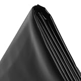 PINGEUI 2 Pack 2x3M Black Plastic Sheeting Heavy Duty, Thick Large Polythene Sheeting Waterproof Sheets for Gardening Insulation Building Rubble Protection - Image 5